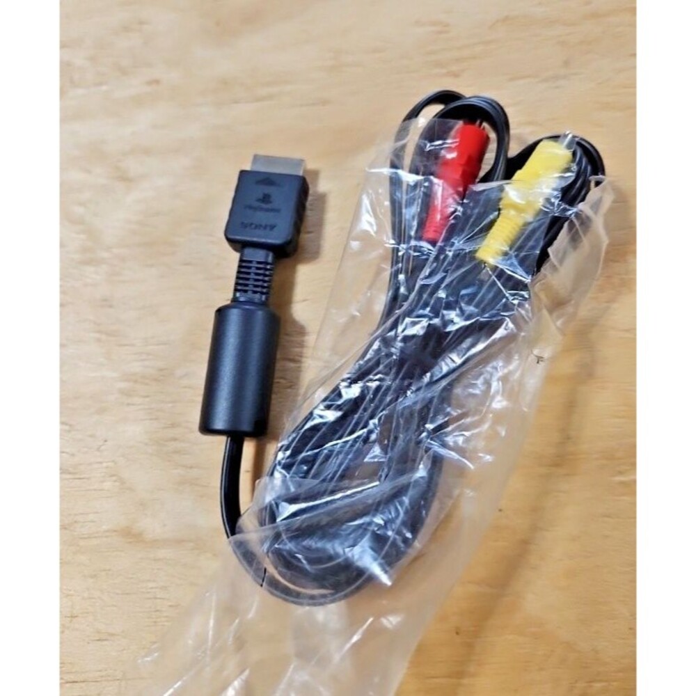 NEW SONY Playstation PS1, PS2, PS3 Audio Video Cable AV Composite TV Cord